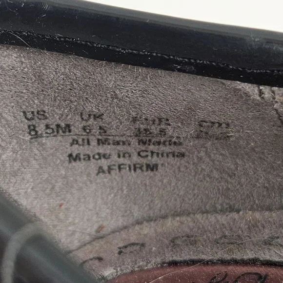 Life Stride Shoes Womens 8.5 M Memory Foam Velocity Affirm Black Leather Flats - Picture 3 of 8